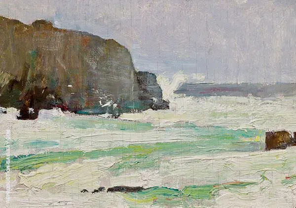 Cliff and Sea Ogunquit c1930 By Emil Carlsen