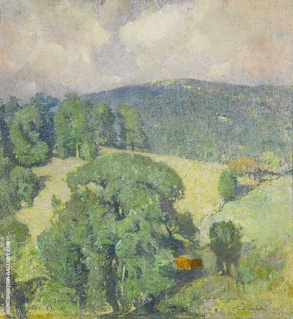 Connecticut Hillside 1920 By Emil Carlsen