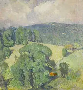 Connecticut Hillside 1920 By Emil Carlsen