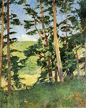 Green Trees By Emil Carlsen