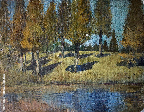 Hemlock Grove c1930 by Emil Carlsen | Oil Painting Reproduction