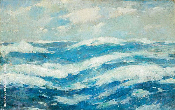 Mid Ocean c1913 by Emil Carlsen | Oil Painting Reproduction
