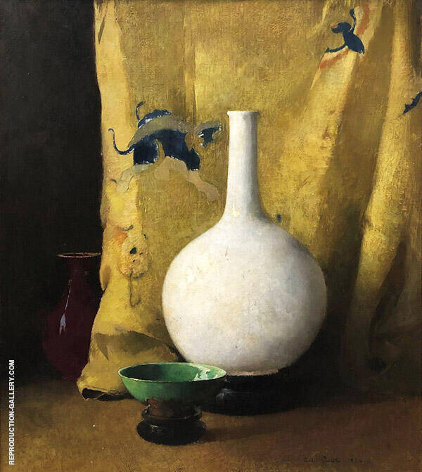 Oriental Still Life 1904 by Emil Carlsen | Oil Painting Reproduction