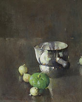 Pomegranate and Double Boiler 1927 By Emil Carlsen