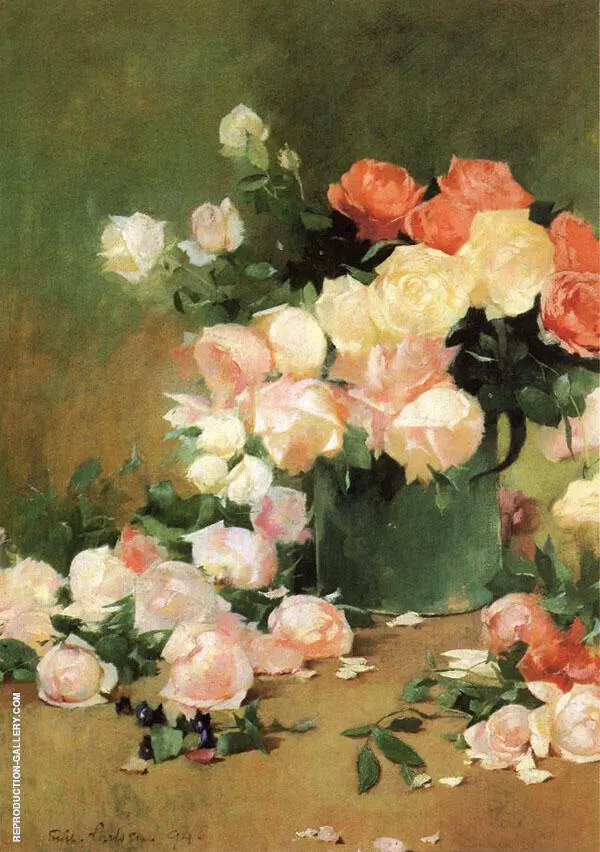 Roses By Emil Carlsen