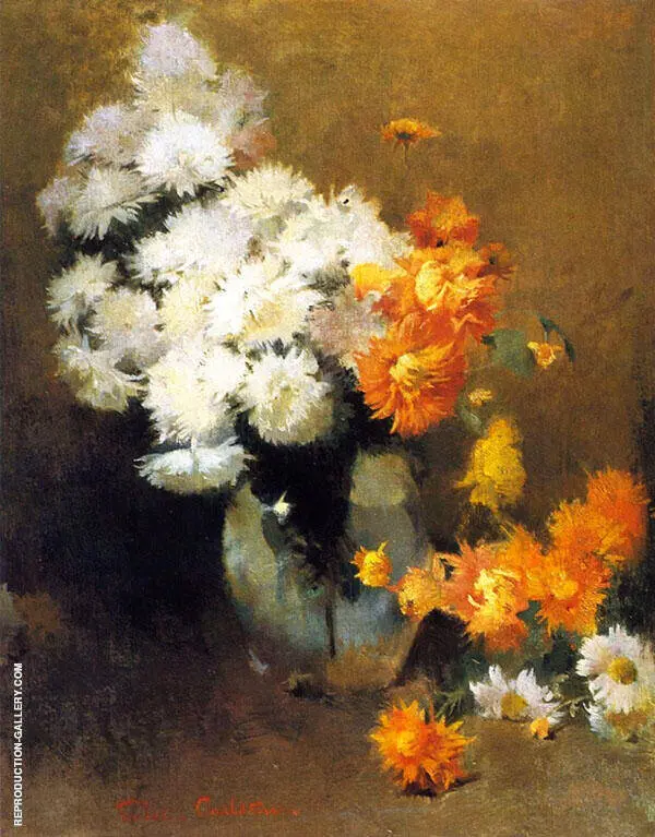 Spider Dahias c1898 By Emil Carlsen