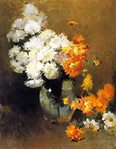 Spider Dahias c1898 By Emil Carlsen