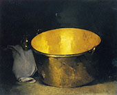 Still Life Brass and Copper By Emil Carlsen