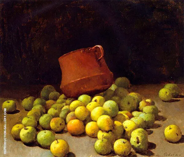 Still Life with Apples 1908 By Emil Carlsen