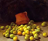 Still Life with Apples 1908 By Emil Carlsen