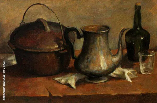 Still Life with Kitchenware c1899 By Emil Carlsen