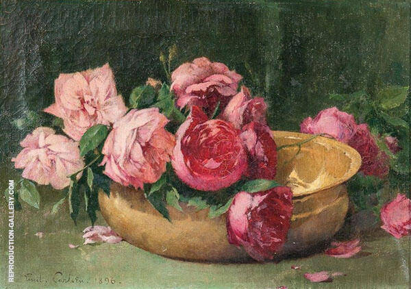 Swooning Roses 1896 by Emil Carlsen | Oil Painting Reproduction