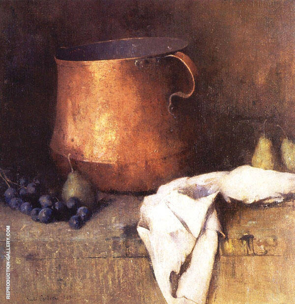 The Copper Pot 1931 by Emil Carlsen | Oil Painting Reproduction