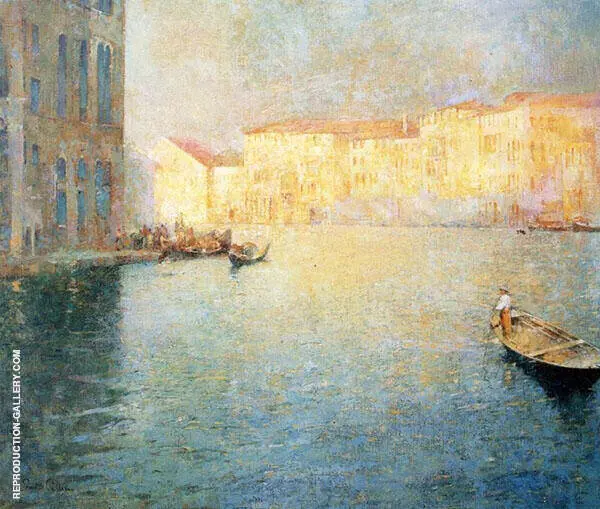 The Market Venice By Emil Carlsen