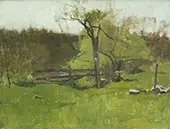 The Old Fence c1920 By Emil Carlsen