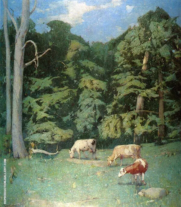 The Wood Pasture 1930 By Emil Carlsen