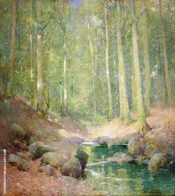 Through The Woods By Emil Carlsen