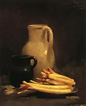 White Asparagus By Emil Carlsen