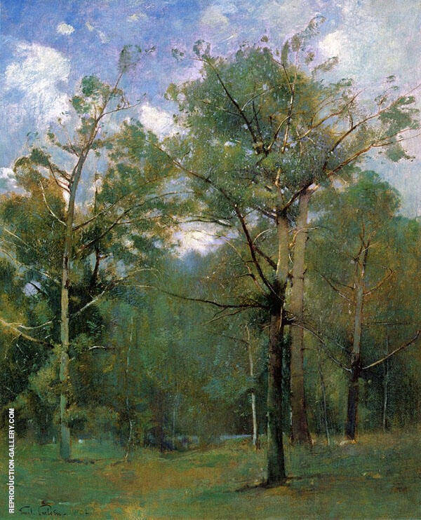 Woods by Emil Carlsen | Oil Painting Reproduction