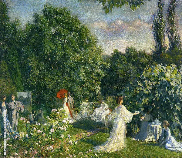The Garden Party By Philip Leslie Hale