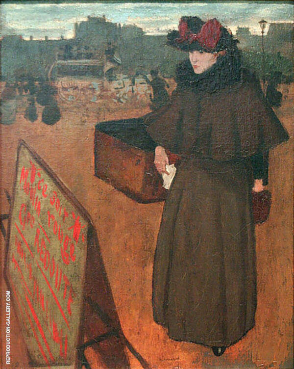 Errand Girl by Henri Evenepoel | Oil Painting Reproduction