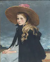 Henriette in a Big Hat By Henri Evenepoel