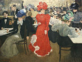 In The Cafe d'Harcourt in Paris 1897 By Henri Evenepoel