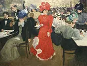 In The Cafe d'Harcourt in Paris 1897 By Henri Evenepoel