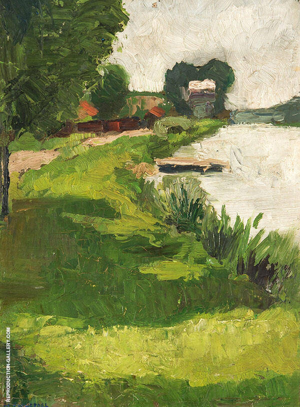 Landscape c1891 by Henri Evenepoel | Oil Painting Reproduction