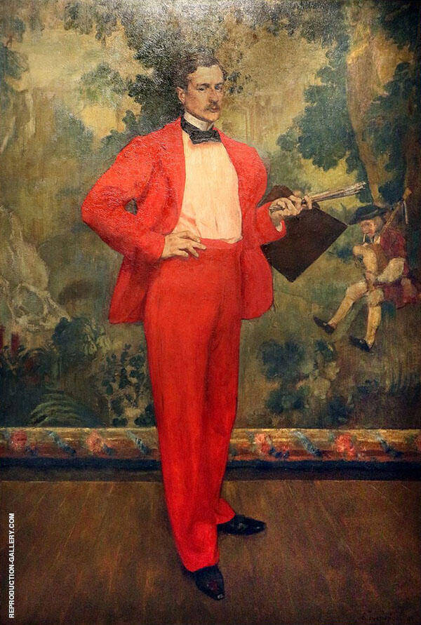 Man in Red by Henri Evenepoel | Oil Painting Reproduction