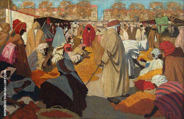 Orange Market Blidah 1898 By Henri Evenepoel