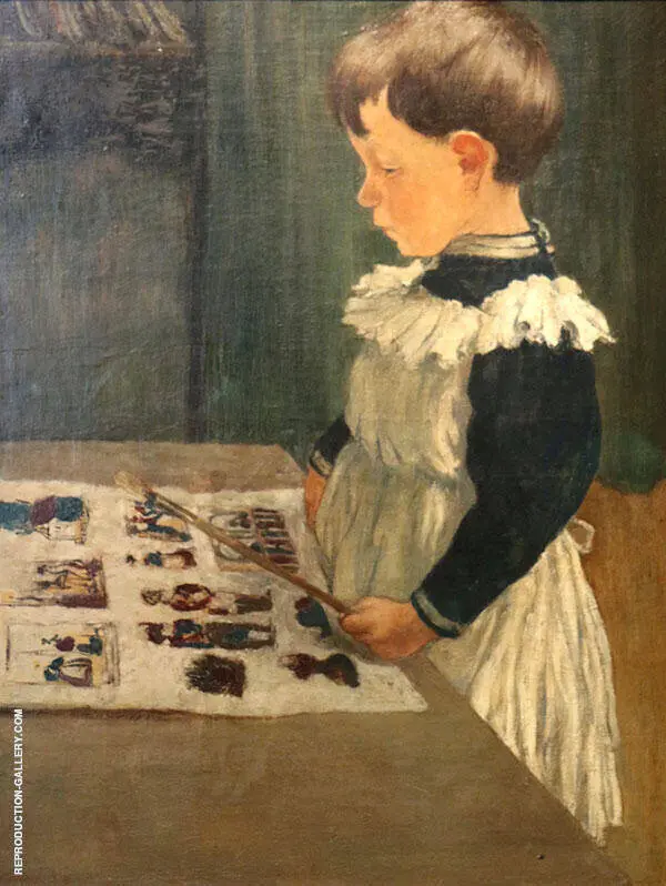 Portrait of Louis Charles Crespinr 1895 By Henri Evenepoel