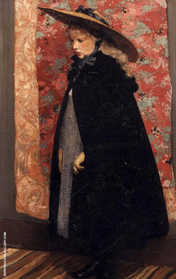Portrait van Henriette met de Grote Hoed By Henri Evenepoel