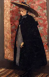 Portrait van Henriette met de Grote Hoed By Henri Evenepoel