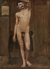 Study of The Naked Man By Henri Evenepoel