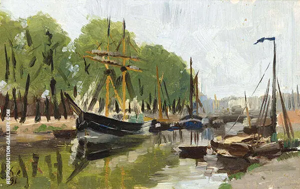 Willebroek The Canal Lock 1891 By Henri Evenepoel