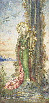 Saint Cecilia By Gustave Moreau