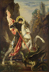 Saint George and The Dragon By Gustave Moreau