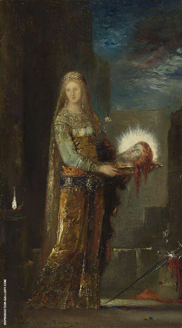 Salome with The Head of John The Baptist By Gustave Moreau