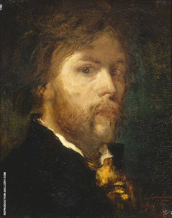 Self Portrait 1850 By Gustave Moreau