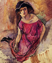 Beautiful English Girl 1916 By Jules Pascin