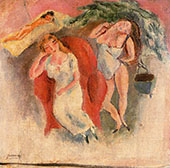 Composition with Three Women 1911 By Jules Pascin