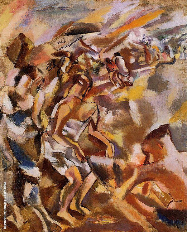 Cuban Figures 1917 by Jules Pascin | Oil Painting Reproduction