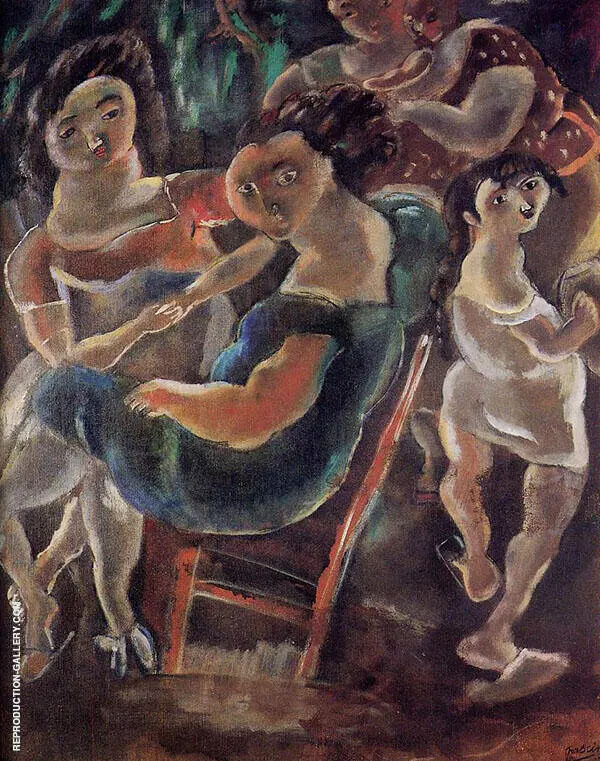Gossips 1923 By Jules Pascin