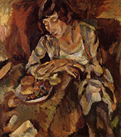 Hermine with Fruit 1919 By Jules Pascin