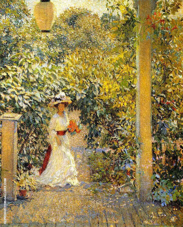 A Summer Visitor By Philip Leslie Hale