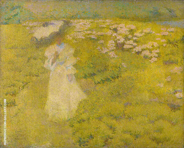 A Walk Through The Fields 1895 By Philip Leslie Hale