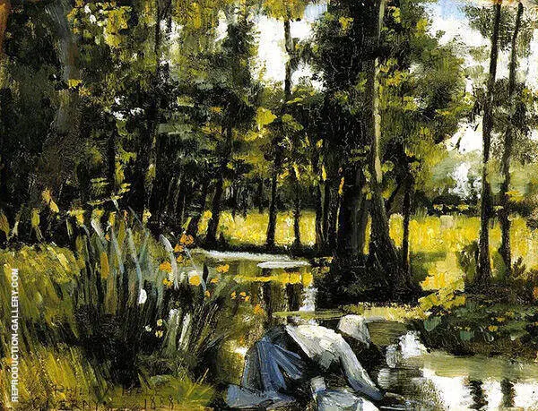 Landscape with Figures By Philip Leslie Hale