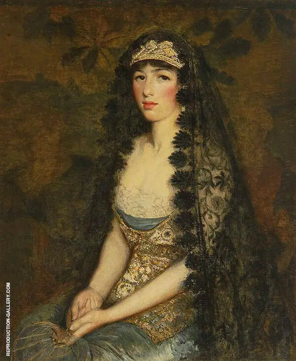 Portrait of A Lady By Philip Leslie Hale