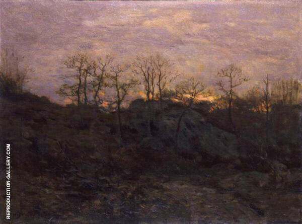 Edge of The Forest Twilight c1890 | Oil Painting Reproduction